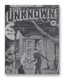 Adventures Into The Unknown NO. 1 - 11" x 14" Mono Tone Print (Choose Your Color)