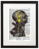 Psychedelic Mind 8.5"x11" Semi Translucent Dictionary Art Print