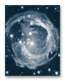 Christmas Nebula - 11" x 14" Mono Tone Print (Choose Your Color)