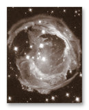 Christmas Nebula - 11" x 14" Mono Tone Print (Choose Your Color)