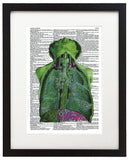 Psychedelic Anatomy 7 8.5"x11" Semi Translucent Dictionary Art Print