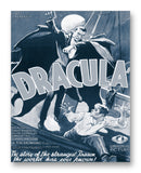 Dracula Movie Poster - 11" x 14" Mono Tone Print (Choose Your Color)