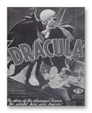 Dracula Movie Poster - 11" x 14" Mono Tone Print (Choose Your Color)