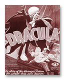 Dracula Movie Poster - 11" x 14" Mono Tone Print (Choose Your Color)
