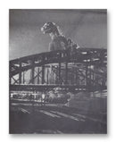 Gojira 954- 11" x 14" Mono Tone Print (Choose Your Color)
