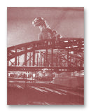 Gojira 954- 11" x 14" Mono Tone Print (Choose Your Color)