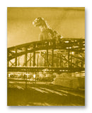 Gojira 954- 11" x 14" Mono Tone Print (Choose Your Color)