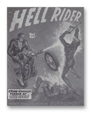 Hell Rider NO. 1 - 11" x 14" Mono Tone Print (Choose Your Color)