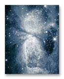 Snow Angel Nebula - 11" x 14" Mono Tone Print (Choose Your Color)