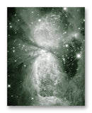 Snow Angel Nebula - 11" x 14" Mono Tone Print (Choose Your Color)