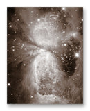 Snow Angel Nebula - 11" x 14" Mono Tone Print (Choose Your Color)