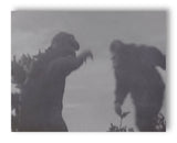 King Kong VS Godzilla 11" x 14" Mono Tone Print (Choose Your Color)