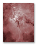 Lagoon Nebula - 11" x 14" Mono Tone Print (Choose Your Color)