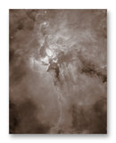 Lagoon Nebula - 11" x 14" Mono Tone Print (Choose Your Color)