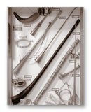 Aerophones - 11" x 14" Mono Tone Print (Choose Your Color)