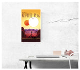 Relax on Kepler-16b 13”x22” Vintage Style Showprint Poster - Concert Bill - Home Nostalgia Decor Wall Art Print