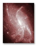 Messier 106 Galaxy - 11" x 14" Mono Tone Print (Choose Your Color)