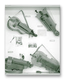 Mechanical Instruments 11" x 14" Mono Tone Print (Choose Your Color)