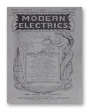 Modern Electrics 06/1910 - 11" x 14" Mono Tone Print (Choose Your Color)