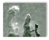 Pillars of Creation 11" x 14" Mono Tone Print (Choose Your Color)