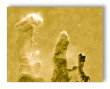 Pillars of Creation 11" x 14" Mono Tone Print (Choose Your Color)