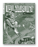 Planet Comics NO. 71 - 11" x 14" Mono Tone Print (Choose Your Color)