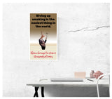 Giving Up Smoking Snail 13”x22” Vintage Style Showprint Poster - Concert Bill - Home Nostalgia Decor Wall Art Print