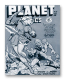 Planet Comics NO. 55 - 11" x 14" Mono Tone Print (Choose Your Color)