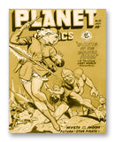 Planet Comics NO. 55 - 11" x 14" Mono Tone Print (Choose Your Color)