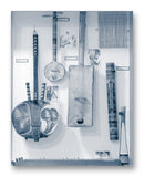 Plucked String Instruments No. 2 - 11" x 14" Mono Tone Print (Choose Your Color)