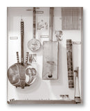 Plucked String Instruments No. 2 - 11" x 14" Mono Tone Print (Choose Your Color)