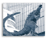 Shin Godzilla Statue - 11" x 14" Mono Tone Print (Choose Your Color)