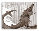 Shin Godzilla Statue - 11" x 14" Mono Tone Print (Choose Your Color)