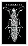 Beedeetle Black Crystal 13”x22” Vintage Style Showprint Poster - Home Nostalgia Decor Wall Art Print - Kristy Joyce Artist Edition
