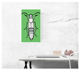 Feedle Green 13”x22” Vintage Style Showprint Poster - Home Nostalgia Decor Wall Art Print - Kristy Joyce Artist Edition