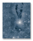 Star Formation Lupus Cloud 11" x 14" Mono Tone Print (Choose Your Color)