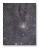 Star Formation Lupus Cloud 11" x 14" Mono Tone Print (Choose Your Color)