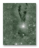 Star Formation Lupus Cloud 11" x 14" Mono Tone Print (Choose Your Color)