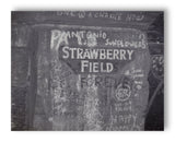 Strawberry Field Graffiti - 11" x 14" Mono Tone Print (Choose Your Color)