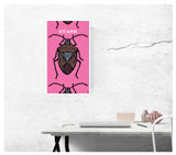 Stink Bug Pink Stank 13”x22” Vintage Style Showprint Poster - Home Nostalgia Decor Wall Art Print - Kristy Joyce Artist Edition
