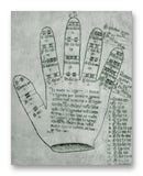 Guidonia Hand 11" x 14" Mono Tone Print (Choose Your Color)