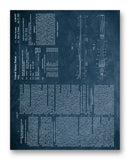 Improved Snow Ski Patent 11" x 14" Mono Tone Print (Choose Your Color)