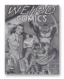 Weird Comics No1 11" x 14" Mono Tone Print (Choose Your Color)