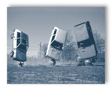 Three Yugos - 11" x 14" Mono Tone Print (Choose Your Color) - Jacob Andrew Dodge Artist Edition