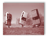 Three Yugos - 11" x 14" Mono Tone Print (Choose Your Color) - Jacob Andrew Dodge Artist Edition