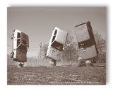 Three Yugos - 11" x 14" Mono Tone Print (Choose Your Color) - Jacob Andrew Dodge Artist Edition