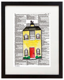 Alpha Set 2-H 8.5"x11" Semi Translucent Dictionary Art Print