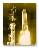 Atlas Launch w/ Big Joe 11" x 14" Mono Tone Print (Choose Your Color)