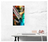 Space Cat – Hilarious 13”x22” Showprint Poster - Home Decor – Fun Wall Art Print - Neckahneck Artist Edition