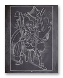 Comic History Philip Carteret 11" x 14" Mono Tone Print (Choose Your Color)